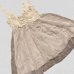 Crochet & Lace Dress  4083   NWT Boutique